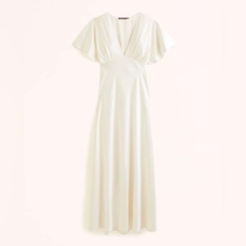 White Abercrombie dress .  Brand new. With tags